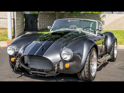 1965 Shelby Cobra Replica 5.0L Coyote V8 by Backdraft Racing Walk-around Video