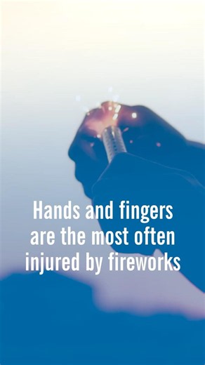 Protect hands & fingers from firework injury.