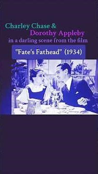 Charley Chase & Dorothy Appleby in the 1934 pre-code short film "Fate's Fathead" (w/Hattie McDaniel)