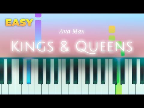 Ava Max - Kings & Queens - EASY Piano TUTORIAL by Piano Fun Play