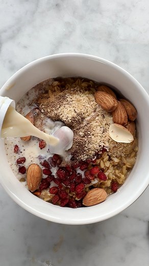 I’m a registered dietitian nutritionist (almost 50!) and my Apo b is 45 and LDL cholesterol 47 and I’m convinced regularly eating this breakfast has helped! 🥰COMMENT YES for a link to these longevity ingredients! #AntiAging #Cholesterol #HealthyBreakfast #acne #healthyrecipes #longevity #nutrition #plantbased | Cooking for Peanuts