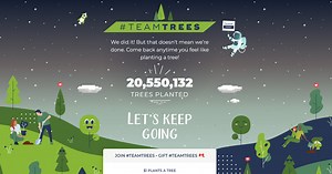 #TeamTrees, uniți pentru o cauză nobilă; Susține și tu inițiativa lui Mr Beast privind plantarea a 20.000.000 de copaci