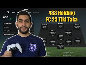 433 Holding FC25 Tiki Taka Custom Tactics