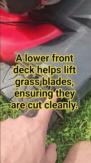 how to set your mower deck height on your push mower.