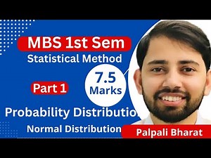 MBS 1st sem Statistics Day 2 // Probability // Normal Distribution part 2