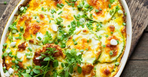 Gratin de courgette au thon