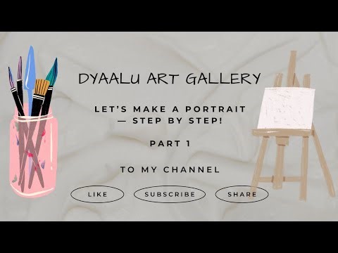 Let’s Make a Portrait ✏️ | Part 1 – Rough Sketch from Reference | Pencil Sketch Tutorial