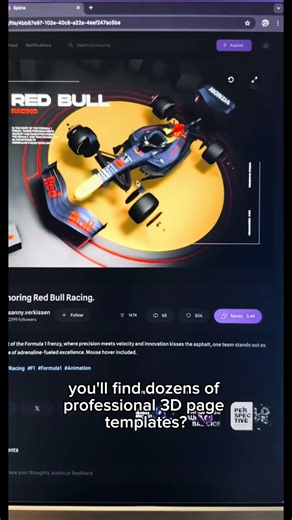 🌀 Spline.design lets you create interactive 3D designs directly in your browser.