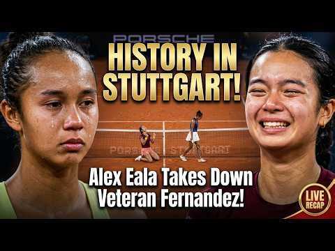 TOTAL DOMINATION! 🔥 Alex Eala DESTROYS Leylah Fernandez in Stuttgart!