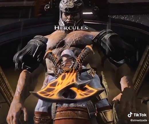 Kratos vs Hercules Epic Battle in God of War 3