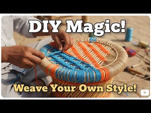 Handmade Woven Cane Stool for Beginners | Step-by-Step Rope Weaving
