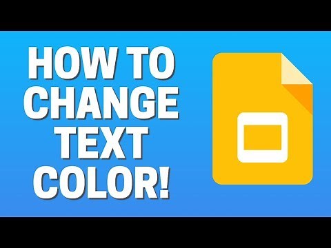 How To Change Text Color in Google Slides