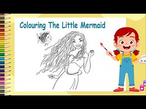 The Little Mermaid Coloring Page | The Coloring Page