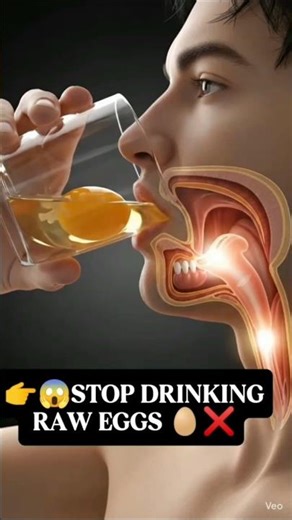 👉 Drinking Raw Eggs? Here’s What Happens Inside Your Body 😳#trending #explore #fypシ