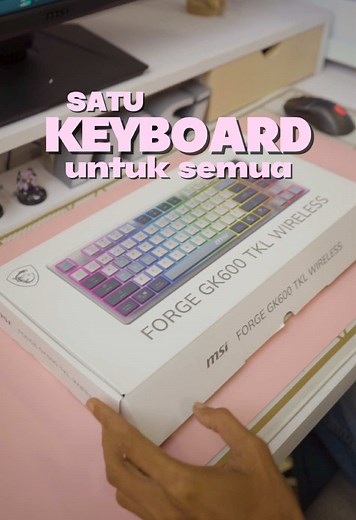 FORGE GK600 TKL Wireless Keyboard: Fitur Lengkap MSI