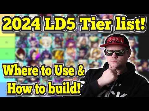 2024 LD Nat 5 Tier List + How to build & Where to Use! With Timestamps - Summoners War
