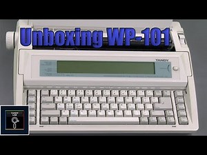 Tandy WP 101 Word Processor Unboxing - Tandy Lab!