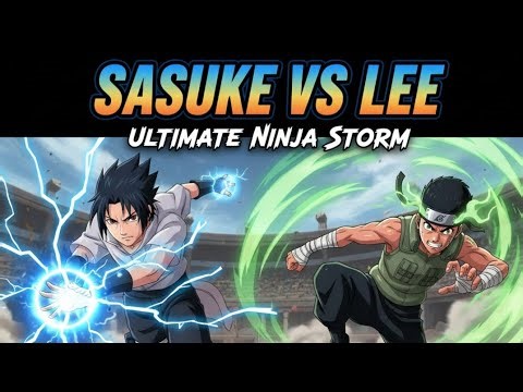 Sasuke vs Rock Lee | Ultimate Ninja Storm | Epic Ninja Battle 🔥