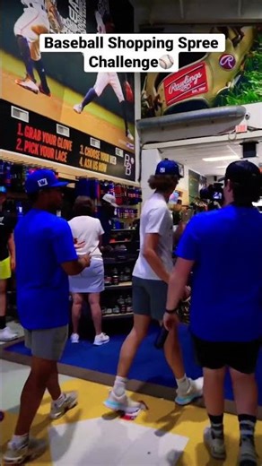 INSANE $1500 Baseball Shopping Spree Challenge! #shorts #baseball