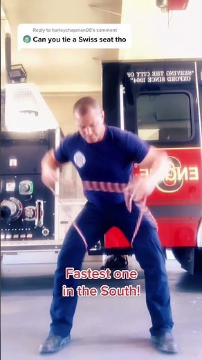 How to tie a swiss seat: a quick guide#swissseat #rescue #firefighter #knots