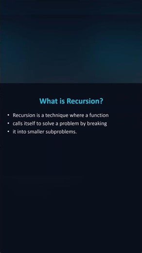 Day - 8 (Basic Recursion (Factorial )) #coding #programming