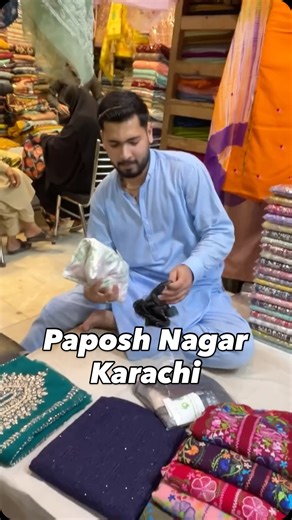 Salman Imdad on Instagram: "Paposh Nagar Bazar shopping = Bargaining jeet! 😄 Dupatta lene aaye thay, lekin Nammo ne hath ke kaam ka suit 5000 se 3000 mein le liya. Galiyan choti, log bohat zyada, lekin maza full. Price sahi mili ya nahi? Suits chahiyein to comments mein Paposh likho. Apni shop par bulana ho to follow karke Welcome likh do."