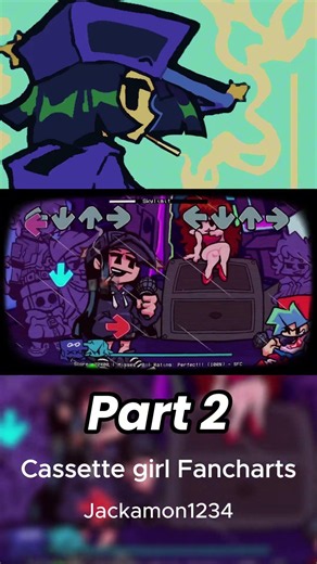 [FNF] Cassette Girl Fancharts v2 - Part 2 #fanchart #fnf #fnfmod #modchart