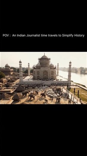 Tajmahal Construction AI video Reporting