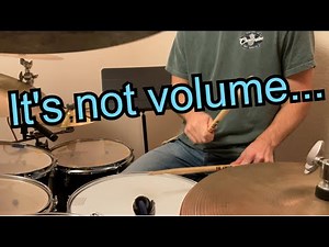 Are You Playing "Too Loud"? Here's how to fix it. | Drum Lesson