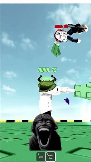 AURA 12 | Roblox | SLAP ARENA AURA EDIT TOWER | #roblox #shorts