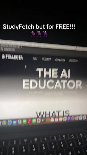 Use INTELLECTA now before it’s to late!!! #academictools #studytok #studyfetchai #studytok #aitutor #aitoolsforstudents
