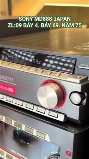 Test super sony md888 hiend audio pro japan #sony #pioneer #bose #amthanhbai #audiophile #80smusic