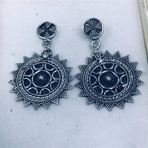 Tuareg Silver Earrings – Traditional Desert Tribal Jewelry - Etsy