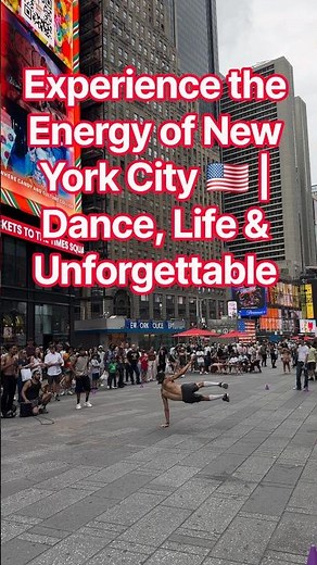 Experience the Energy of New York City 🇺🇸 | Dance, Life & Unforgettable