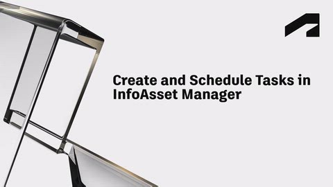Create and schedule tasks in InfoAsset Manager | Autodesk