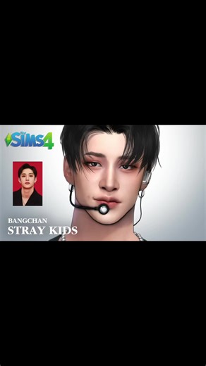Create Bangchan from Stray Kids in The Sims 4
