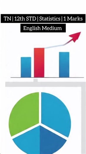 TN | 12th STD | Statistics | English Medium | 1 Marks #statistics