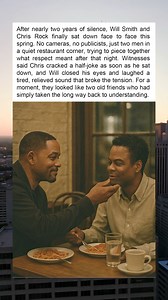 598K views · 767 reactions | Will Smith and Chris Rock Finally Talk—A Private Moment Nobody Expected | To Catch a Cheater | Facebook