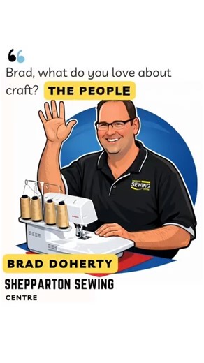 Catch up with Brad and his team from Shepparton Sewing Centre at @CraftAlive Shepparton - new classes, demo's and Q&A session. Fun facts: Brad did his apprenticeship with Shepparton Sewing Centre nearly 23 years ago! And his favourite colour is red. Event info and class tickets: https://www.craftalive.com.au/events/shepparton-2/ Tickets on sale now. @lovecraftlovecraftalive #gettingtoknowyou Brother Australia Baby Lock Australia PFAFF Sewing Australia Husqvarna Viking Sewing Machines Australia |
