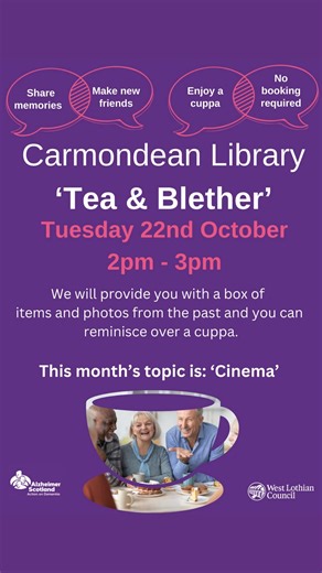 What's on in West Lothian Libraries in October! There's lots of fun and spooky activities going on in your West Lothian Libraries. For more information about any of the activities and events please contact the library you wish to visit directly: https://www.westlothian.gov.uk/your-library | West Lothian Council