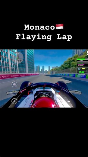 Monaco🇲🇨 Full Speed Flying Lap #formula1 #f1 #foryou #viralshort #f1racing #monoposto #racinggame