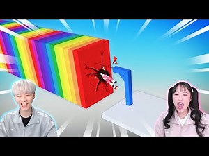 A zipline jump map where you have to break through 100 walls!? When will you break through...