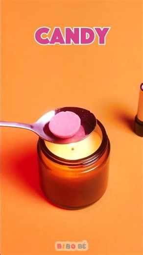 🎨💄 Heat Trick Alert! DIY Color-Changing Lipstick Fun 😄🔥 #DIY #Kids