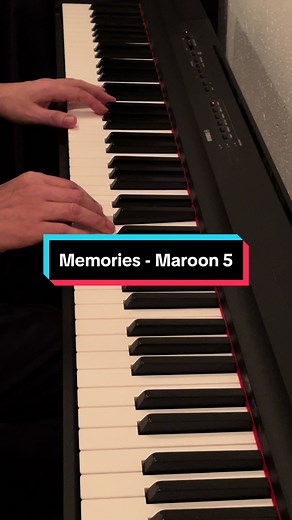 Piano Cover of 'Memories' by Maroon 5