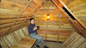 building survival wooden house in wilderness | Creative Wilderness