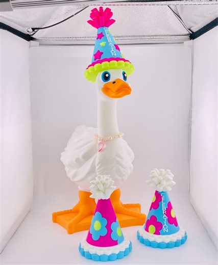 Party Hat Set Goose Gear for Porch Goose - 3D model by FunFam3D on Thangs