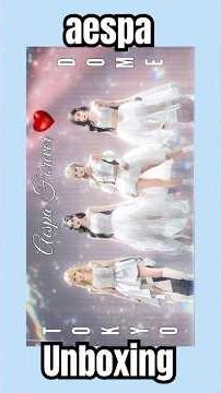2024 aespa Live Tour Synk Parallel Line Unboxing 🌸 #aespa #winter #ningning #karina #giselle #kpop