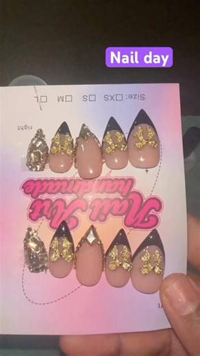 This press-on hack saves $50 at the salon #nailhack #pressons #nails