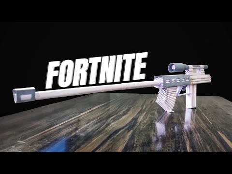 How to Make FORTNITE SNIPER RIFLE From Paper That Really Shoots || Robo Crafts