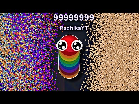 OMG🐍PRO RAINBOW SNAKE 🌈 FEED CUTE NOOBS IN MIDDLE OF MAP 🐍 BEST EPIC SNAKE IO GAMEPLAY 🐍#snakeio